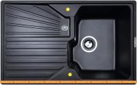 Кухонная мойка Zigmund & Shtain Kaskade 800 (черный базальт) картинка