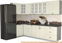 Кухня Интерлиния Мила Деко 1.2x3.0 (слоновая кость/кастилло темный) картинка