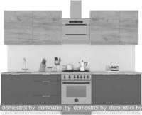 Кухня Интермебель Микс Топ-7 2.2м (белый премиум-дуб крафт золотой-венато) картинка