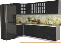 Кухня Интерлиния Мила Деко 1.2x2.9 (пепел/опал светлый) картинка