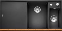 Кухонная мойка Blanco Axia III 6 S (разделочная доска из стекла, антрацит) картинка