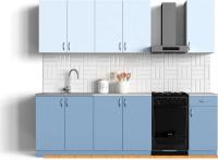 Кухня Сивирин-Компани Клео колор 2,0 (капри синий\лазурный) картинка