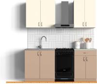 Кухня Сивирин-Компани Клео колор 1.4 (макиато\ваниль) картинка