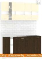 Кухня Кортекс-мебель Корнелия Экстра 1.6 без столешницы (венге светлый/венге) картинка