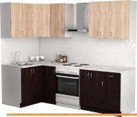 Кухня S-Company Клео лайт 1.2x1.9 левая (венге/дуб сонома) картинка