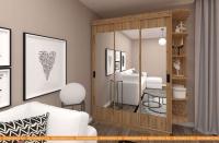 Шкаф-купе ЭлиГард Лагуна ШЛ-06.П.3 (дуб натуральный) картинка