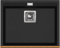 Кухонная мойка Aquasanita Delicia SQD100W (black metallic 601) картинка