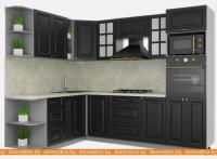 Кухня Интерлиния Мила Деко 1.88x2.6 правая (пепел-опал светлый) картинка