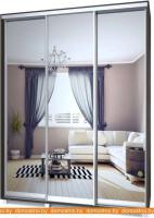 Шкаф-купе Modern Роланд 1700 (600) (зеркало/венге) картинка