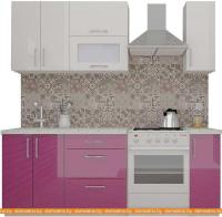 Кухня ВерсоМебель ВерсоЛайн 8-1.5 (белый 001/лиловый 012) картинка