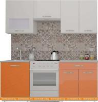 Кухня ВерсоМебель ЭкоЛайт-5 1.9 (белый/манго) картинка