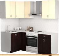 Кухня S-Company Клео лайт 1.2x1.5 левая (венге магия/песочный) картинка