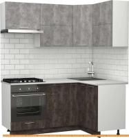 Кухня S-Company Клео крафт 1.2x1.8 правая (ателье темное/ателье светлое) картинка