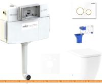 Унитаз Lavinia Boho Relfix One 5 в 1 87551030 (белый/золотистый пластик) картинка