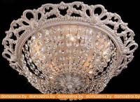 Потолочная люстра Евросвет 3298/5 белый с золотом/прозрачный хрусталь картинка