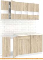 Кухня Кортекс-мебель Корнелия Экстра 1.7м (дуб сонома/мадрид) картинка