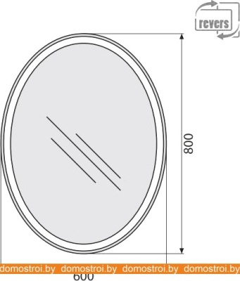 Зеркало BelBagno SPC-VST-600-800-LED-TCH фотография