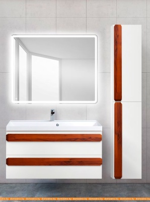 Шкаф-пенал BelBagno Aurora-1600-2A-SC-BL-P-R (bianco lucido) фотография