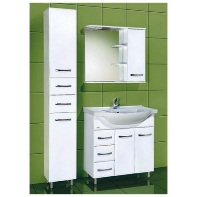 Зеркальный шкаф Акваль Виола 80 [AV.04.80.00.R] фотография