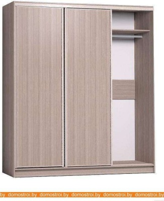 Шкаф-купе Глазов Домашний 2000 ЛДСП (ясень шимо светлый) фотография