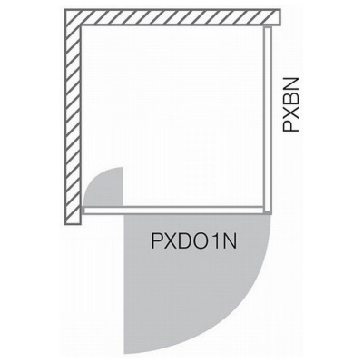Душевая стенка Roltechnik Proxima Line PXBN/800 80x200 прозрачное стекло фотография