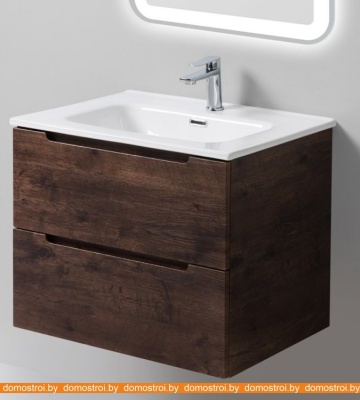 Тумба под умывальник BelBagno Etna-600-2C-SO-RW-P (rovere moro) фотография