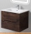 Тумба под умывальник BelBagno Etna-600-2C-SO-RW-P (rovere moro) фотография