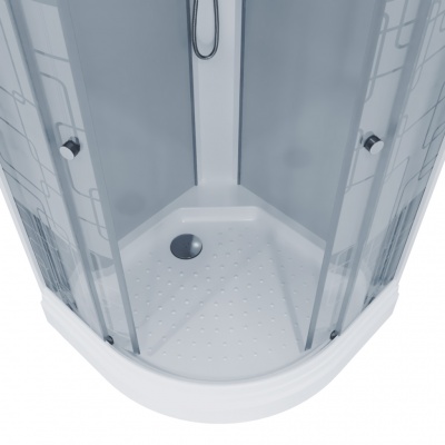 Душевая кабина Triton Стандарт А3 ДН4 100x100 белый лен фотография