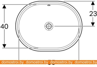 Умывальник Geberit VariForm 500.756.01.2 фотография