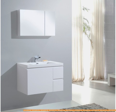 Тумба под умывальник BelBagno Luce BB800VAC/BL (bianco laccato lucido) фотография