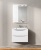 Шкаф с зеркалом BelBagno Marino-SPC-900/750-1A-BL-P-L (bianco lucido) фотография