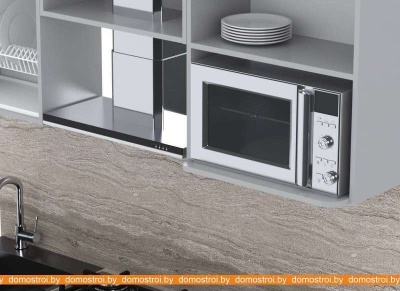 Кухня Интерлиния Мила Gloss 1.7 (красный-черный) фотография