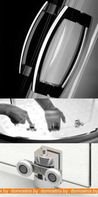 Душевой уголок Radaway Premium Plus C 100х100 (коричневое стекло) фотография