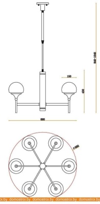 Люстра Favourite Impulse 2971-6P фотография