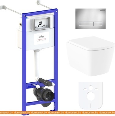 Унитаз Lavinia Boho Relfix Aveo Rimless 6 в 1 77050206 (хром пластик) фотография