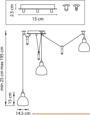 Подвесная люстра Lightstar Acrobata 761074 фотография