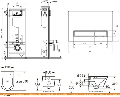 Унитаз Lavinia Boho Relfix Biore Rimless 6 в 1 77040099 (матовый пластик) фотография