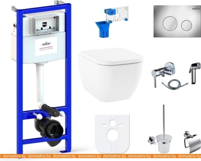 Унитаз Lavinia Boho Relfix One 10 в 1 98010018 (хром пластик) фотография