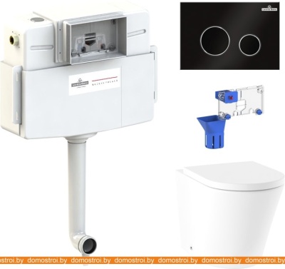 Унитаз Lavinia Boho Relfix Biore 5 в 1 87060236 (черный пластик) фотография