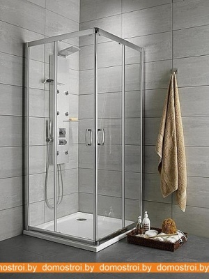 Душевой уголок Radaway Premium Plus C 90x90 (графитовое стекло) фотография