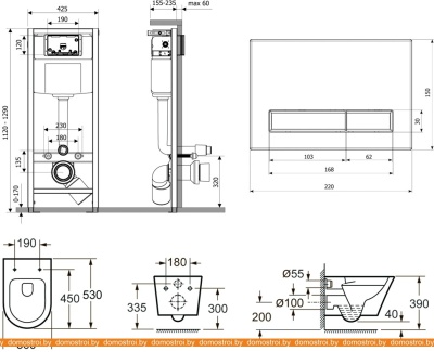 Унитаз Lavinia Boho Relfix Biore Rimless 7 в 1 87040098 (хром пластик) фотография