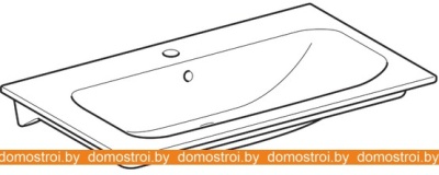 Умывальник Geberit Renova Plan 122280000 фотография