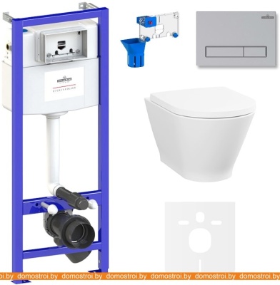 Унитаз Lavinia Boho Relfix Elegant Rimless 7 в 1 87561090 (матовый хром пластик) фотография