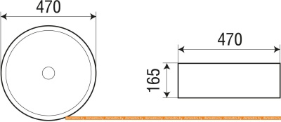 Умывальник WeltWasser Elbach 3069 фотография