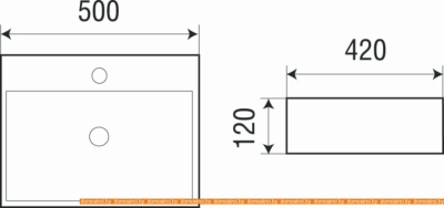 Умывальник WeltWasser Elbach 21735 фотография