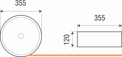 Умывальник WeltWasser Elbach 3134 фотография