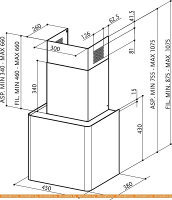 Вытяжка Faber Lithos EG6 WH LED A45 335.0533.565 фотография