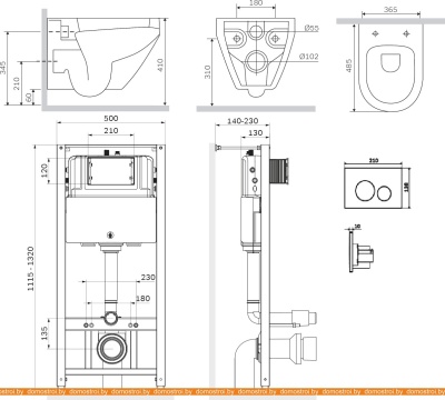 Унитаз AM.PM Spirit 2.0 FlashClean IS49051.701700 фотография