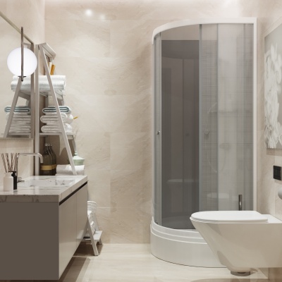 Душевая кабина Triton Рио 3 90x90 графит фотография