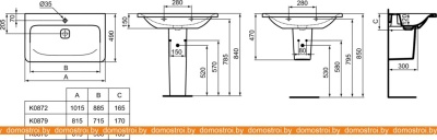 Умывальник Ideal Standard Tonic II 100 K087201 фотография